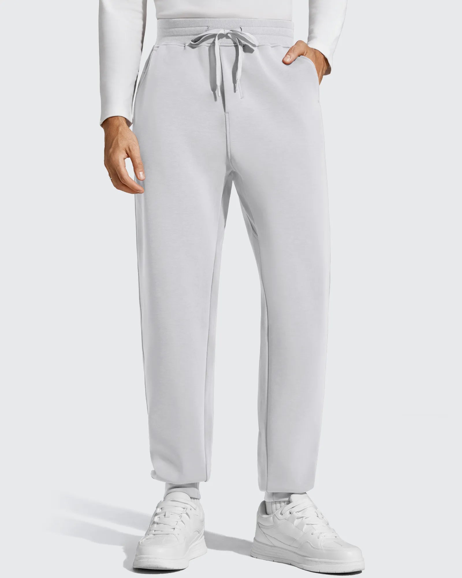 G4Free - Smoofit Men's Fleece Lined Drawstring Thermal Joggers -GF25DM672CA-S