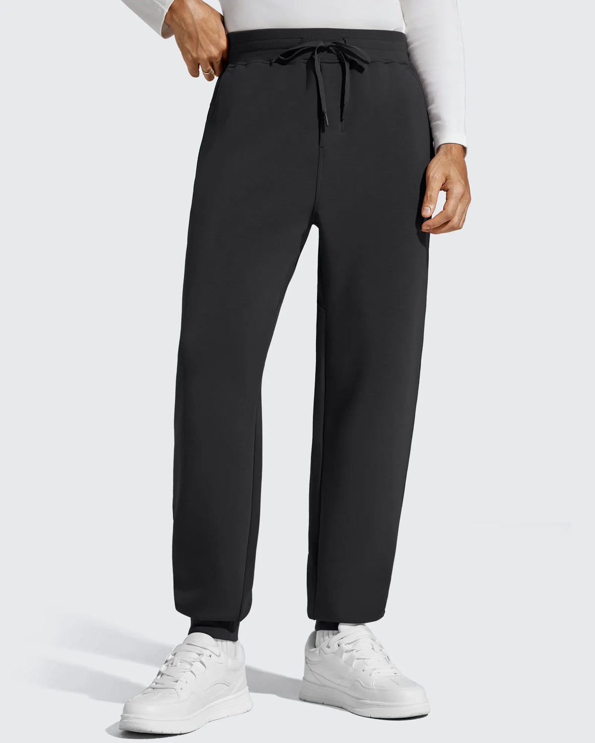 G4Free - Smoofit Men's Fleece Lined Drawstring Thermal Joggers -GF25DM672CA-S