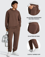 G4Free - Smoofit Men's Fleece Lined Drawstring Thermal Joggers -GF25DM672CA-S