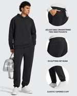 G4Free - Smoofit Men's Fleece Lined Drawstring Thermal Joggers -GF25DM672CA-S