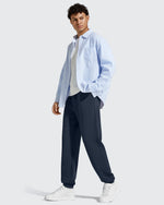G4Free - Smoofit Men's Fleece Lined Drawstring Thermal Joggers -GF25DM672CA-S