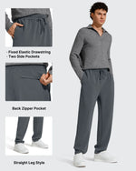 G4Free - Smoofit Men's Fleece-Lined Drawstring Thermal Sweatpants -GF25DM726AA-S