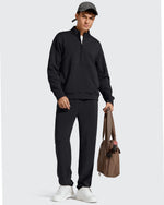 G4Free - Smoofit Men's Fleece-Lined Drawstring Thermal Sweatpants -GF25DM726AA-S