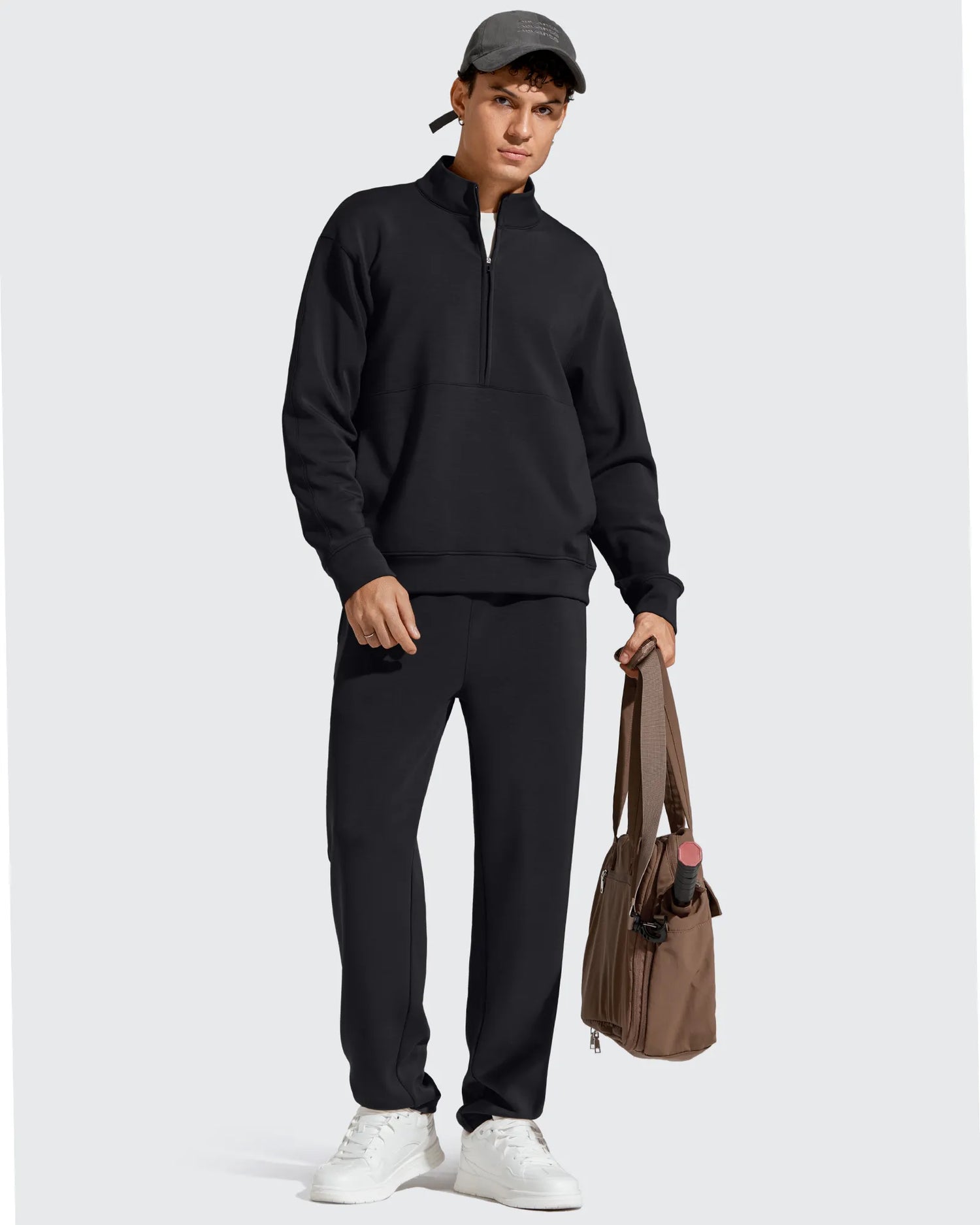 G4Free - Smoofit Men's Fleece-Lined Drawstring Thermal Sweatpants -GF25DM726AA-S