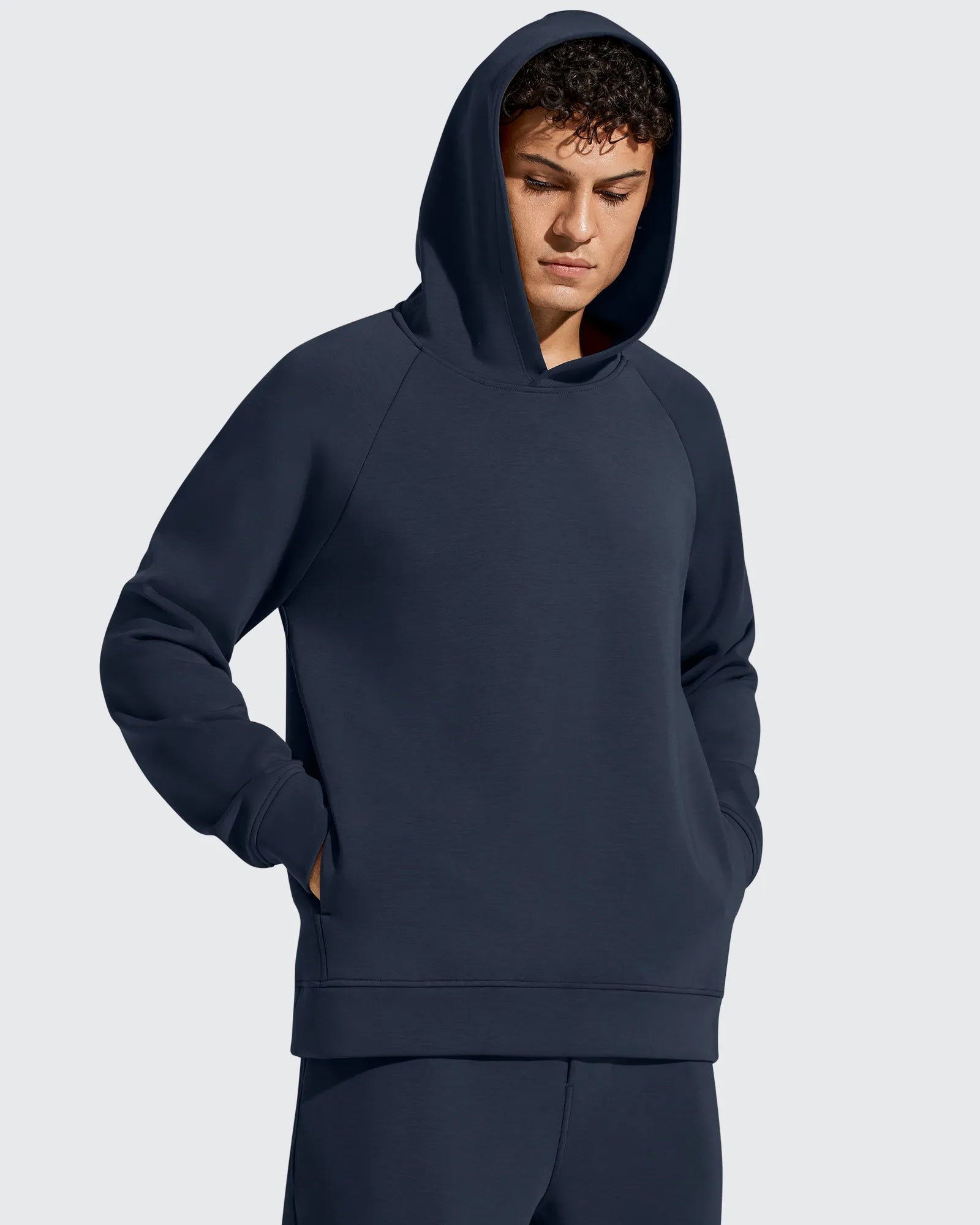G4Free - Smoofit Men's Fleece-Lined Pockets Hoodies Pullover Sweatshirts -GF25FM729BA-S