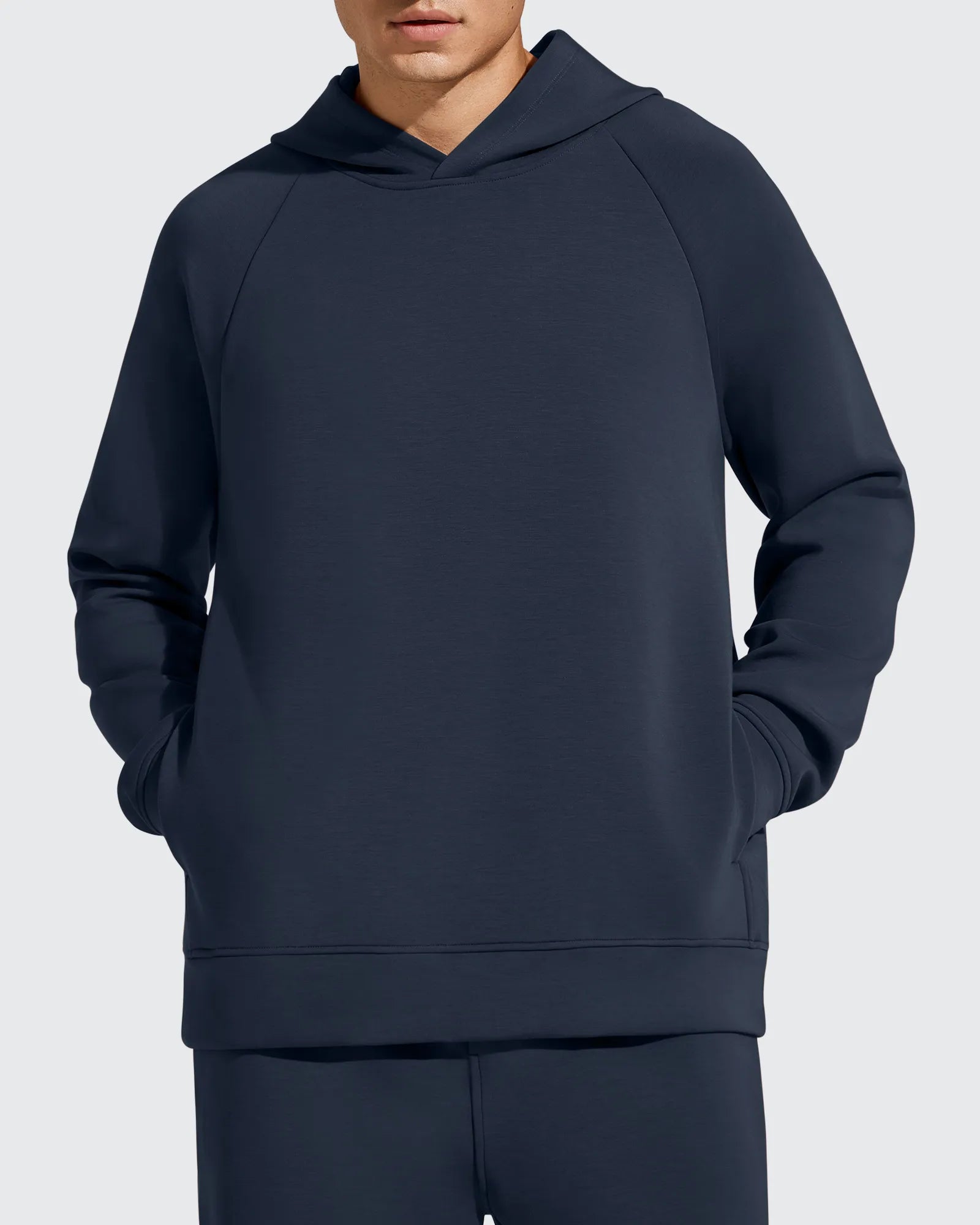 G4Free - Smoofit Men's Fleece-Lined Pockets Hoodies Pullover Sweatshirts -GF25FM729BA-S