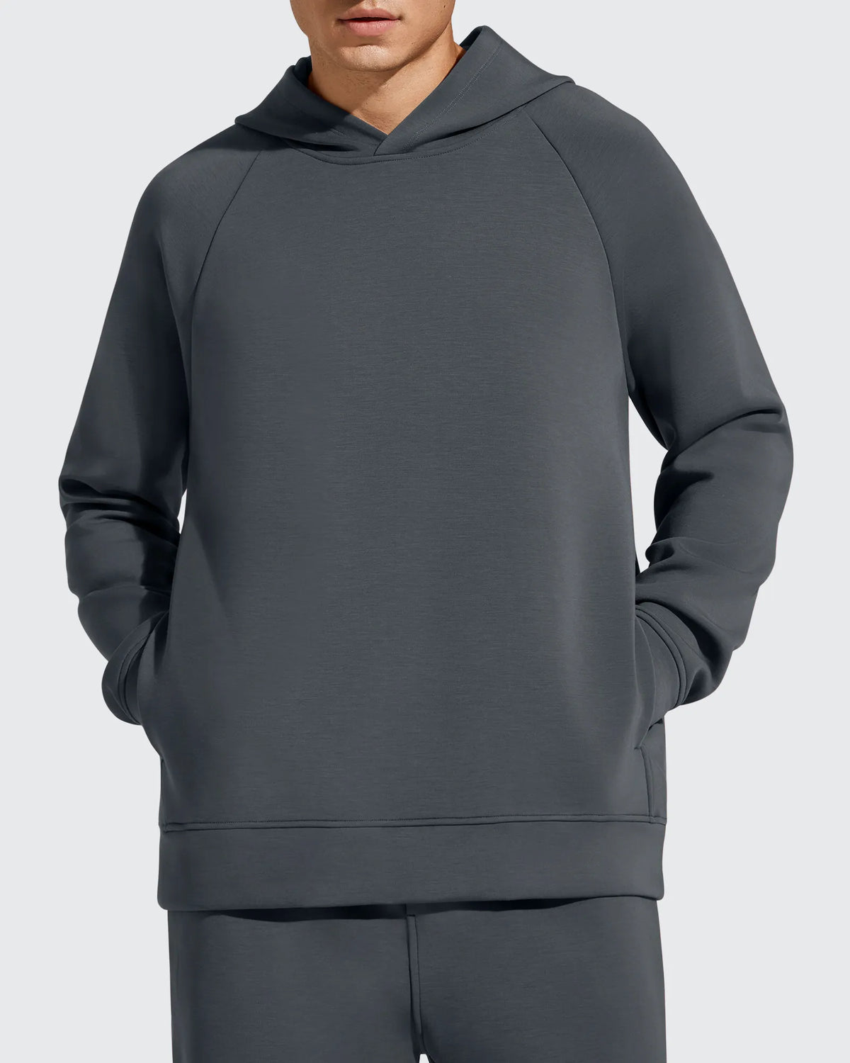G4Free - Smoofit Men's Fleece-Lined Pockets Hoodies Pullover Sweatshirts -GF25FM729BA-S