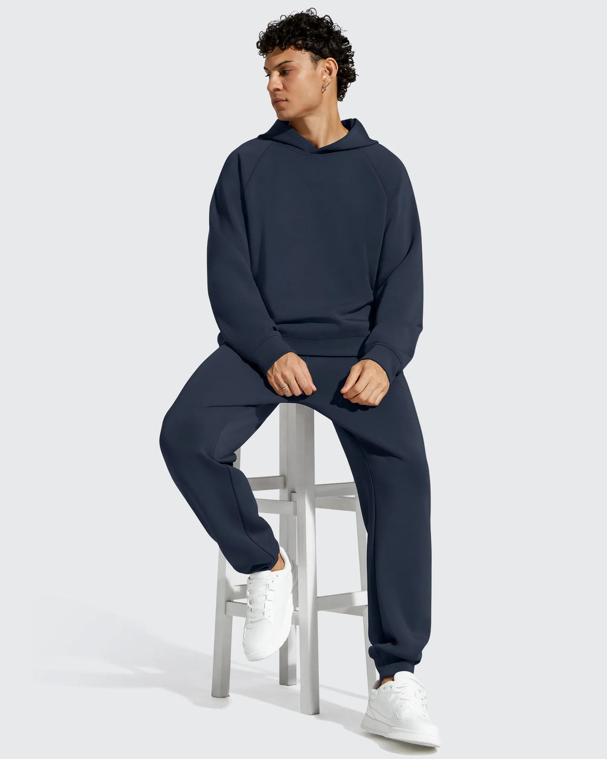G4Free - Smoofit Men's Fleece-Lined Pockets Hoodies Pullover Sweatshirts -GF25FM729BA-S