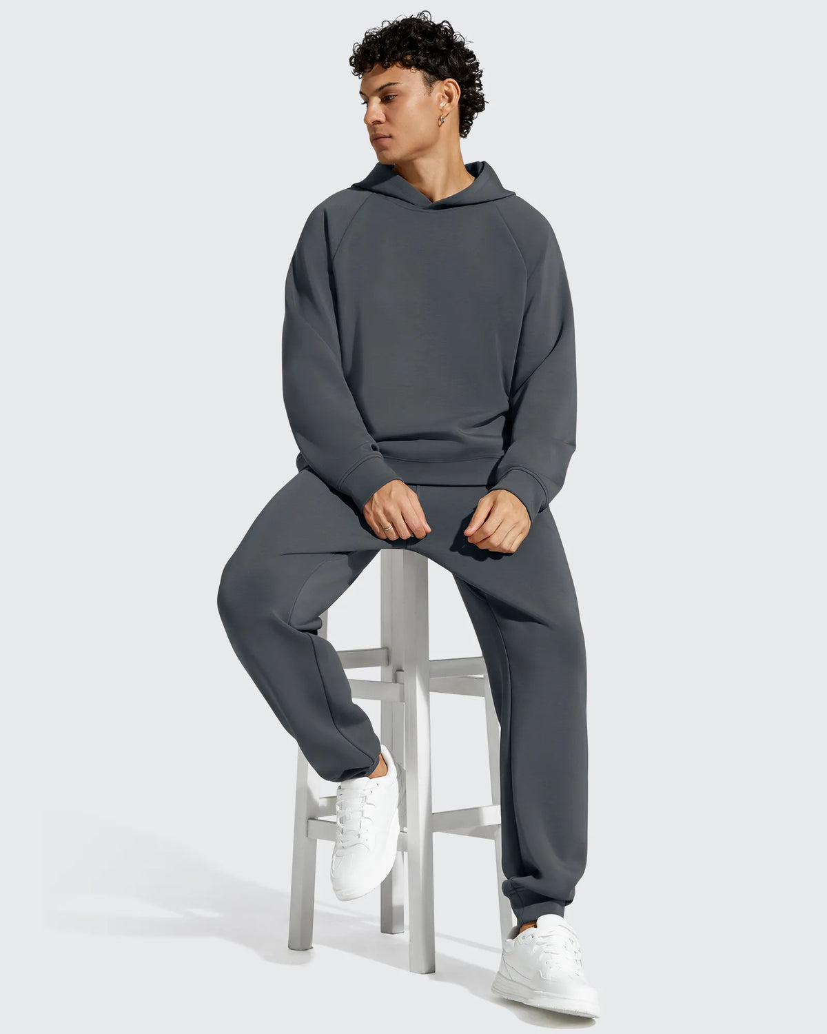 G4Free - Smoofit Men's Fleece-Lined Pockets Hoodies Pullover Sweatshirts -GF25FM729BA-S