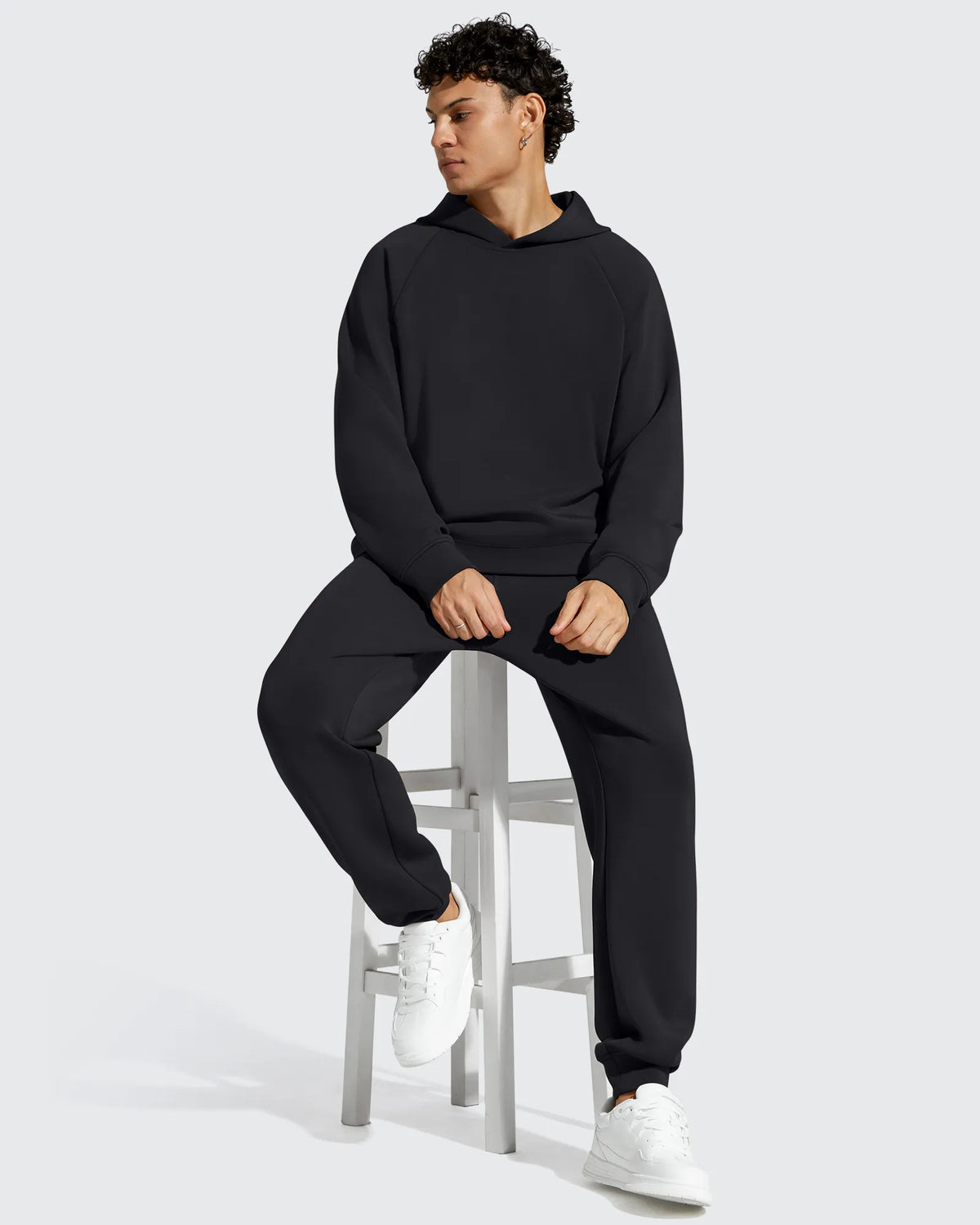 G4Free - Smoofit Men's Fleece-Lined Pockets Hoodies Pullover Sweatshirts -GF25FM729BA-S