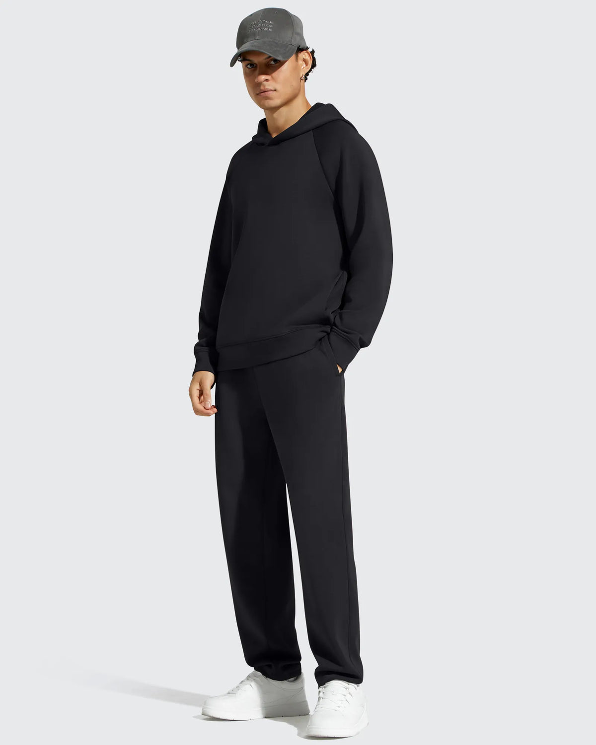 G4Free - Smoofit Men's Fleece-Lined Pockets Hoodies Pullover Sweatshirts -GF25FM729BA-S
