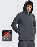 G4Free - Smoofit Men's Fleece-Lined Pockets Hoodies Pullover Sweatshirts -GF25FM729BA-S