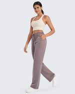 G4Free - Smoofit Mid-Waist Wide Leg Sweatpants Petite -GF24J235AA-S