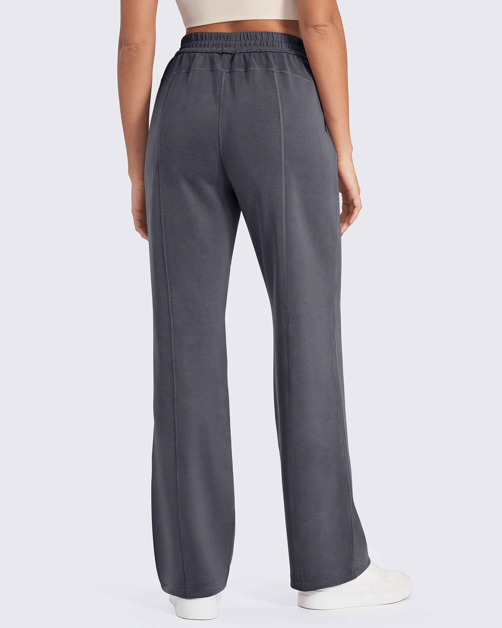G4Free - Smoofit Mid-Waist Wide Leg Sweatpants Petite -GF24J235AA-S