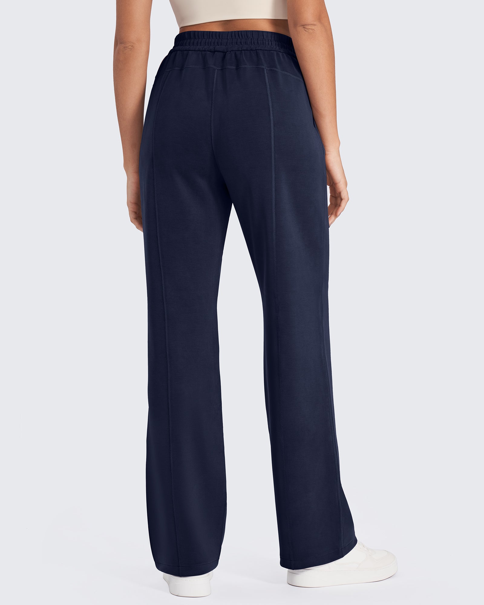 G4Free - Smoofit Mid-Waist Wide Leg Sweatpants Petite -GF24J235AA-S