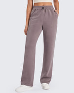 G4Free - Smoofit Mid-Waist Wide Leg Sweatpants Petite -GF24J235DA-S