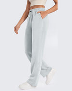 G4Free - Smoofit Mid-Waist Wide Leg Sweatpants Short -GF25J472FA-S
