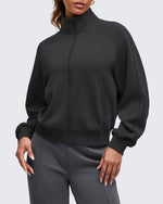 G4Free - Smoofit Mock Neck Zip Up Pockets Jackets -GF25M528AA-S