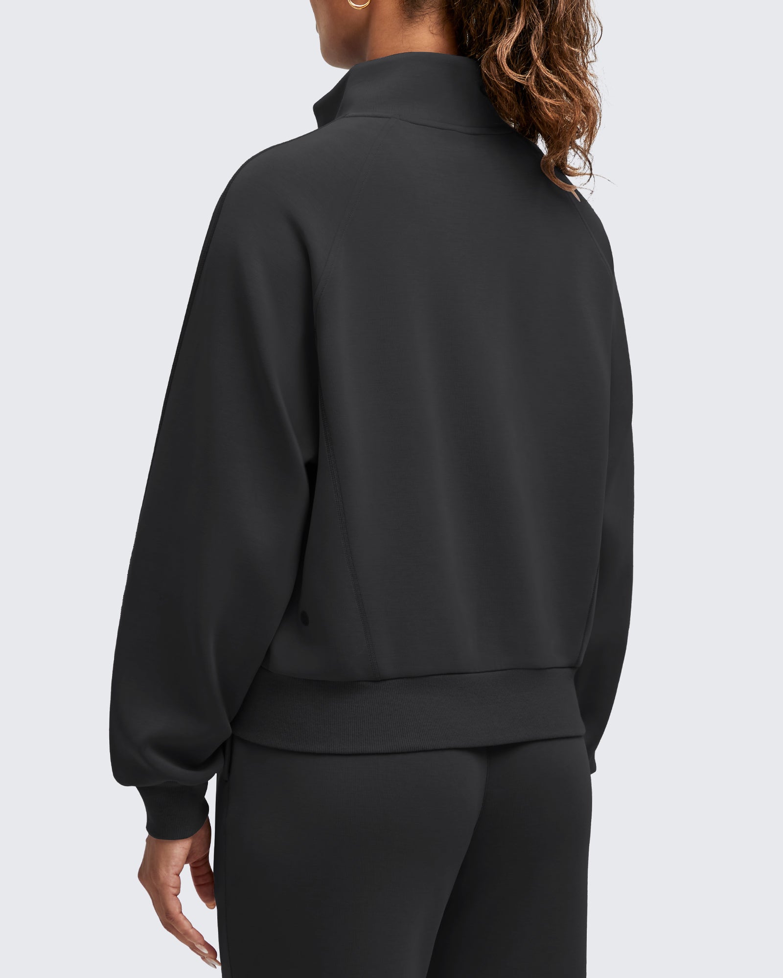 G4Free - Smoofit Mock Neck Zip Up Pockets Jackets -GF25M528EA-S