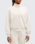 G4Free - Smoofit Mock Neck Zip Up Pockets Jackets -GF25M528EA-S