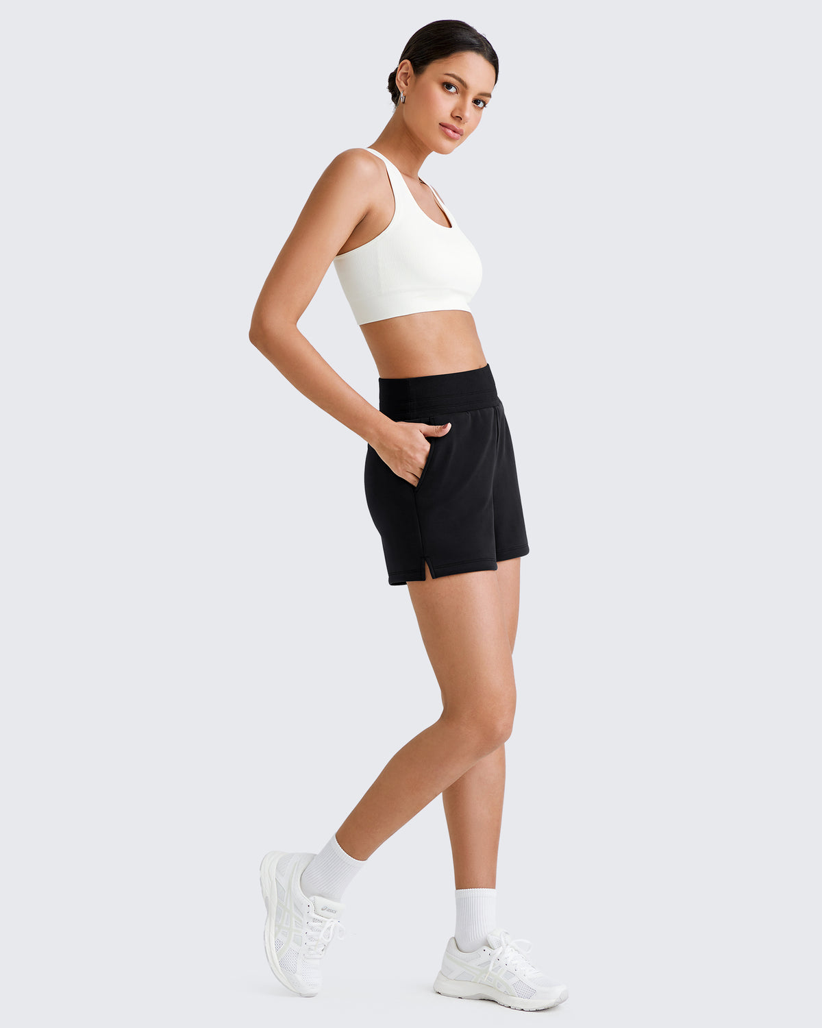 G4Free - Smoofit Modal Casual Sweat Shorts -GF25E351AA-S