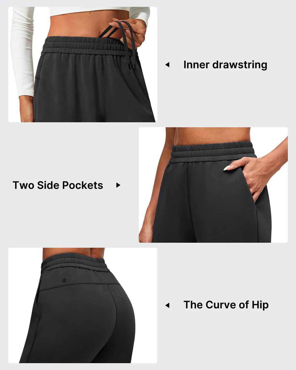 G4Free - Smoofit Modal Cinch Bottom Inner Drawstring Joggers -GF25D561AA-S