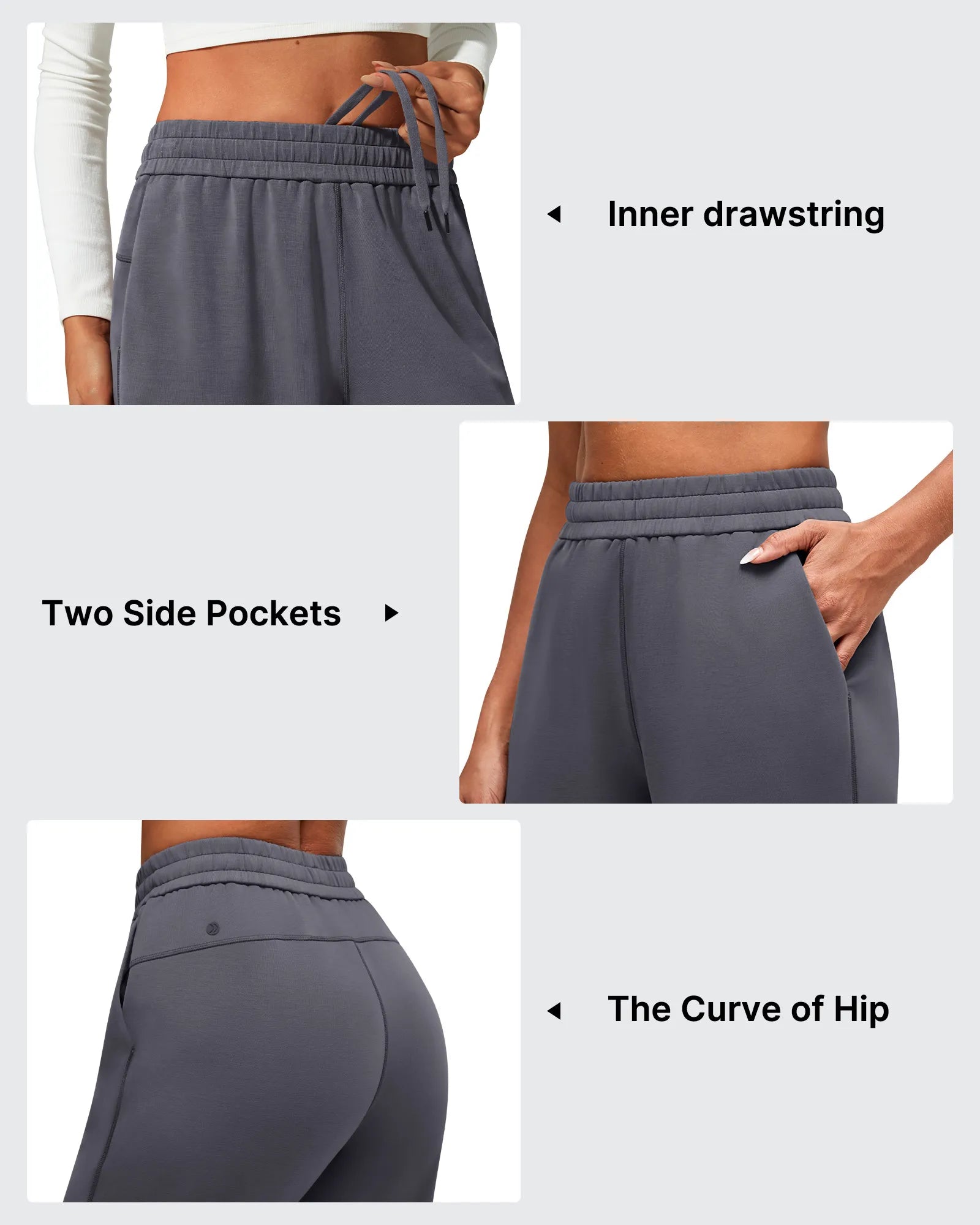 G4Free - Smoofit Modal Cinch Bottom Inner Drawstring Joggers -GF25D561AA-S