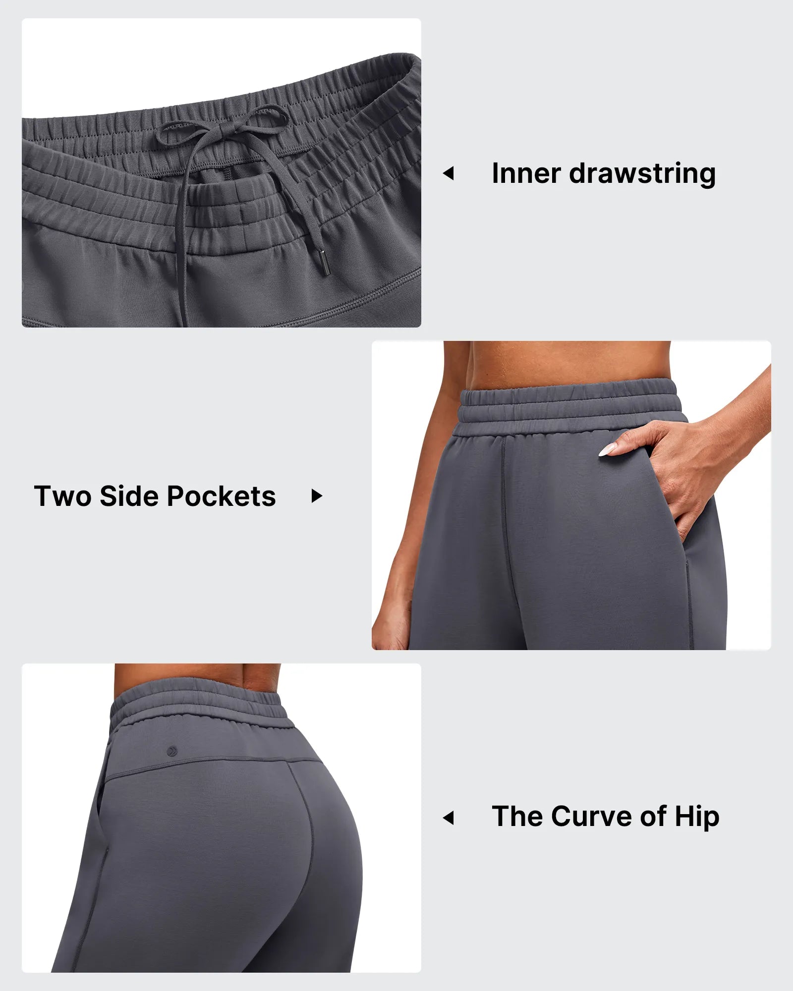 G4Free - Smoofit Modal Cinch Bottom Inner Drawstring Joggers -GF25D561AA-S