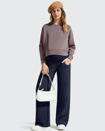 G4Free - Smoofit Modal Elastic Waist Pockets Maternity Pants -GF25JY647AA-S