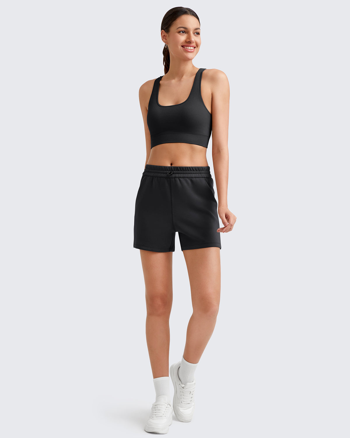 G4Free - Smoofit Modal Shockcord Relaxed Shorts -GF25E309AA-S