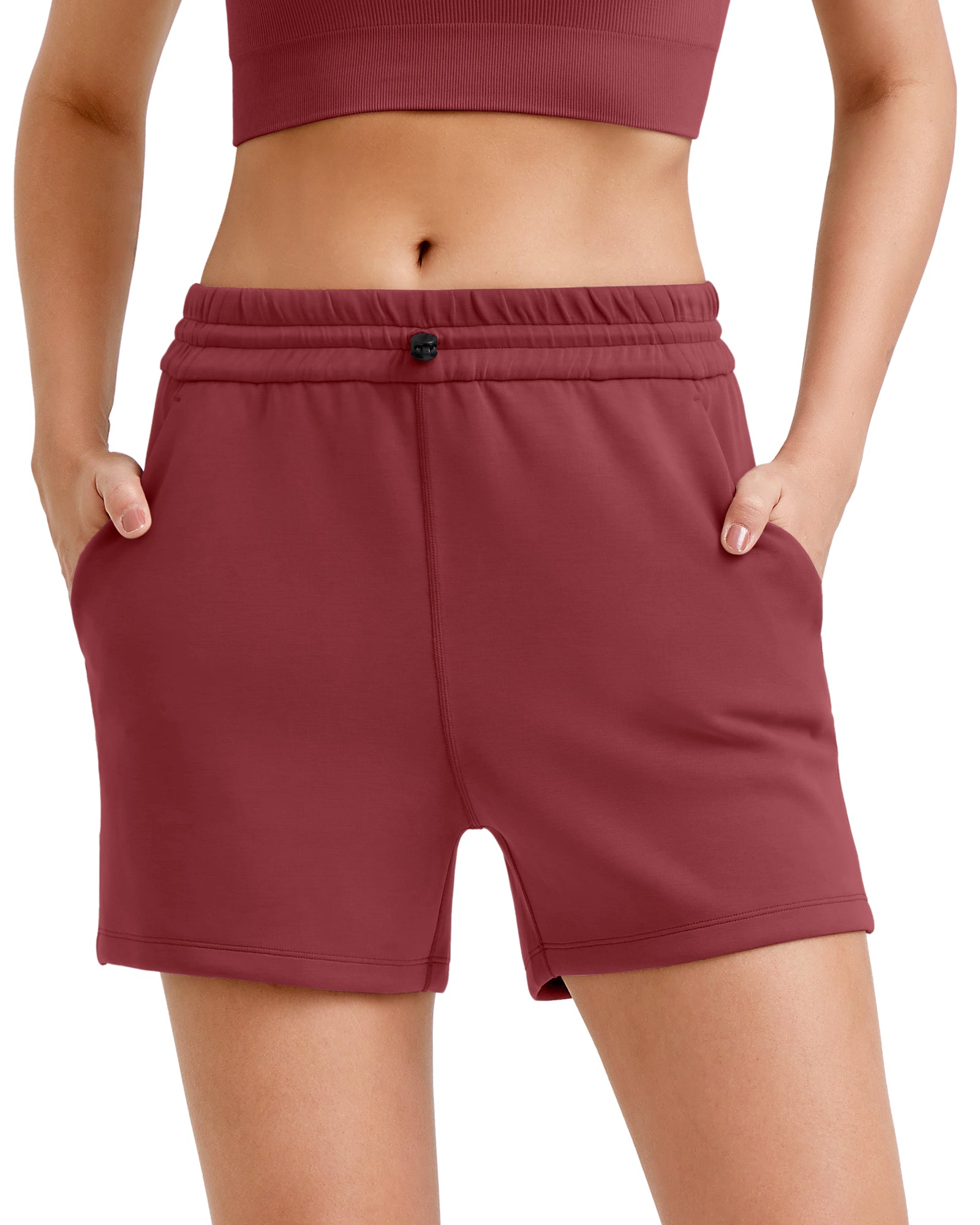 G4Free - Smoofit Modal Shockcord Relaxed Shorts -GF25E309AA-S