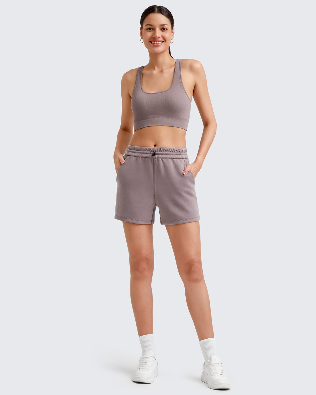 G4Free - Smoofit Modal Shockcord Relaxed Shorts -GF25E309AA-S