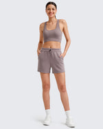 G4Free - Smoofit Modal Shockcord Relaxed Shorts -GF25E309AA-S