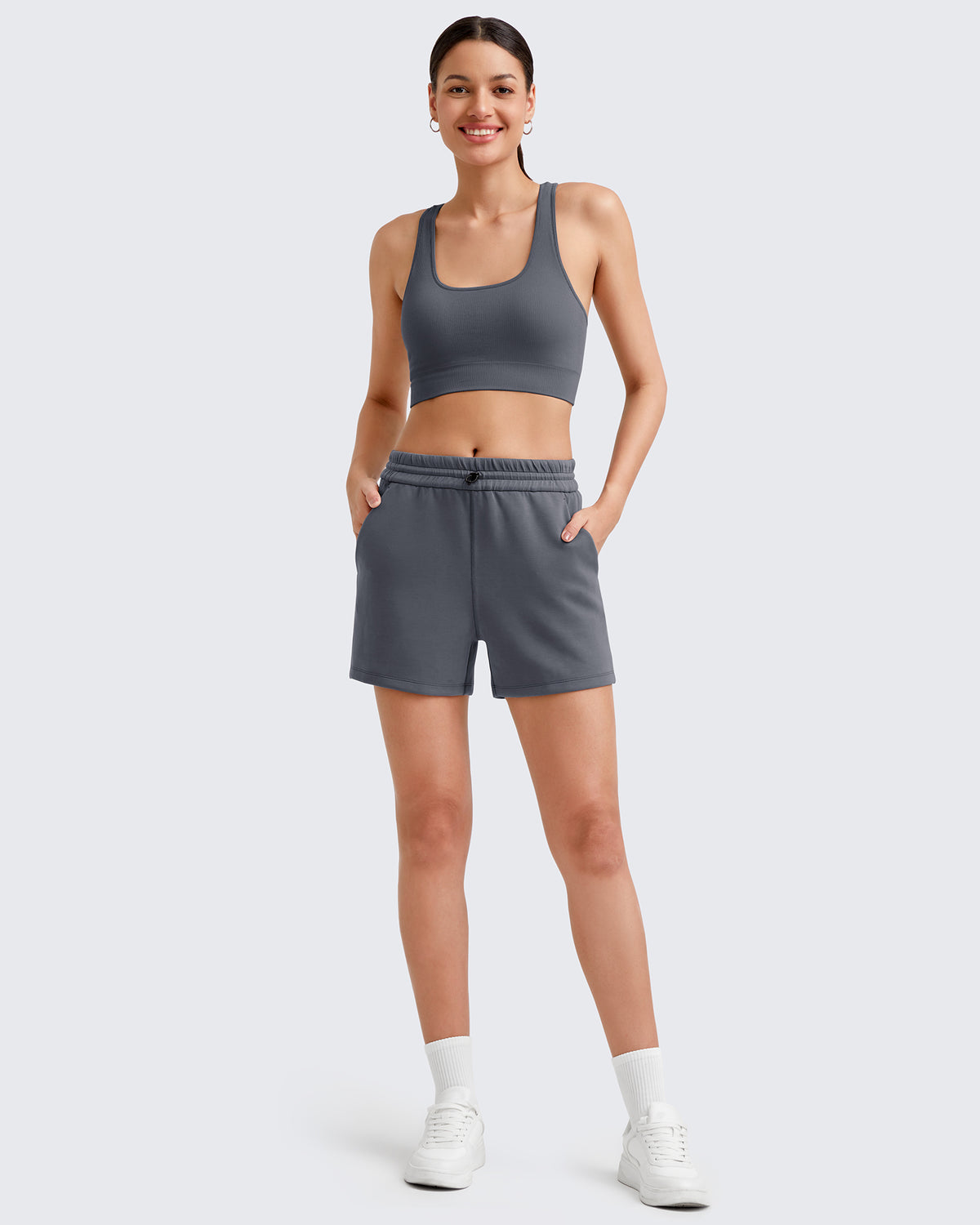 G4Free - Smoofit Modal Shockcord Relaxed Shorts -GF25E309AA-S