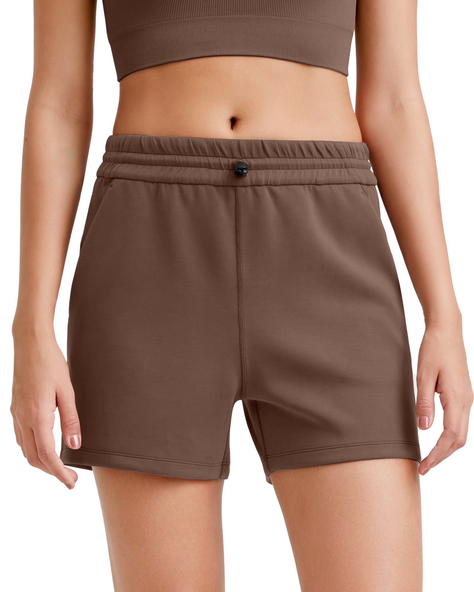 G4Free - Smoofit Modal Shockcord Relaxed Shorts -GF25E309AA-S