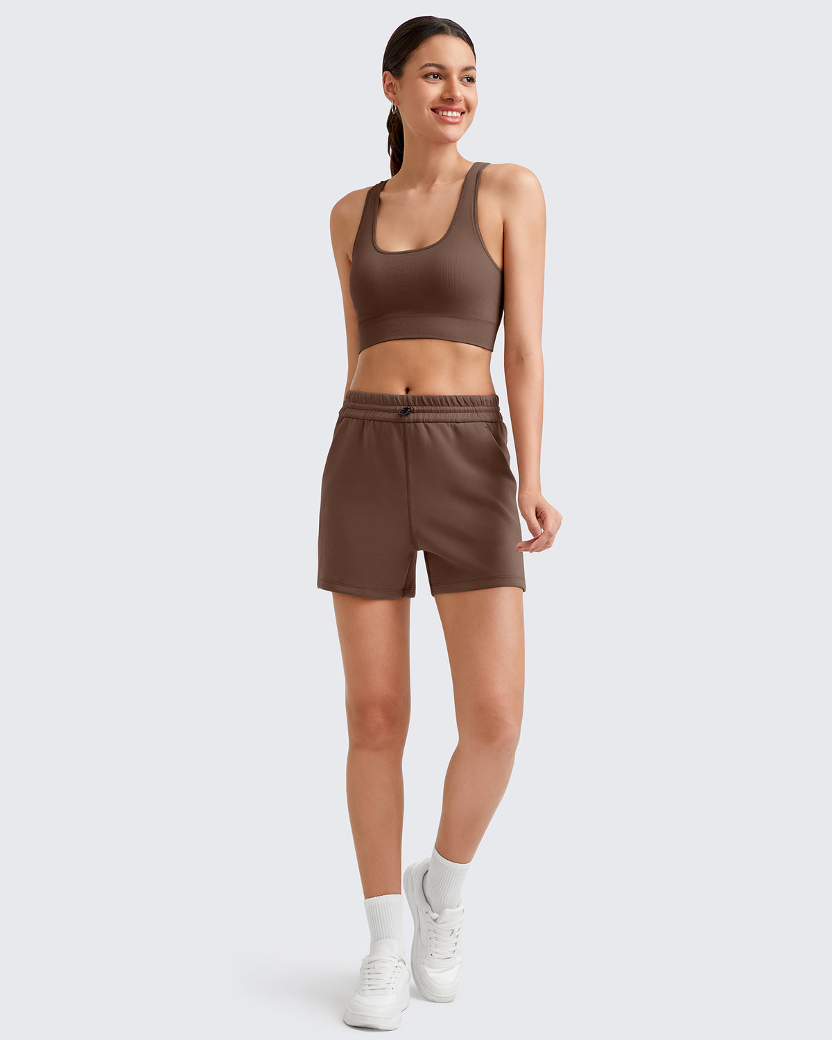 G4Free - Smoofit Modal Shockcord Relaxed Shorts -GF25E309AA-S
