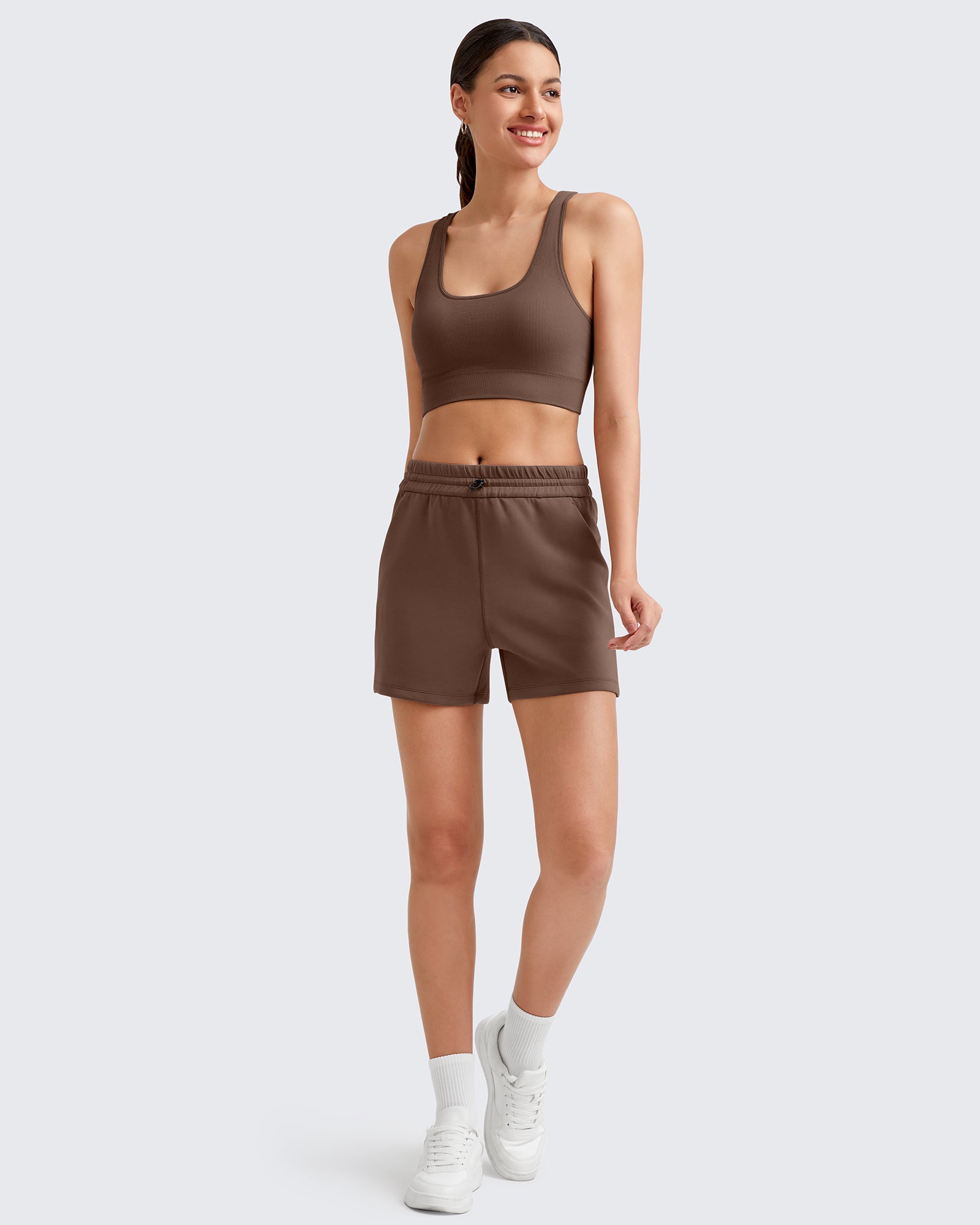 G4Free - Smoofit Modal Shockcord Relaxed Shorts -GF25E309AA-S