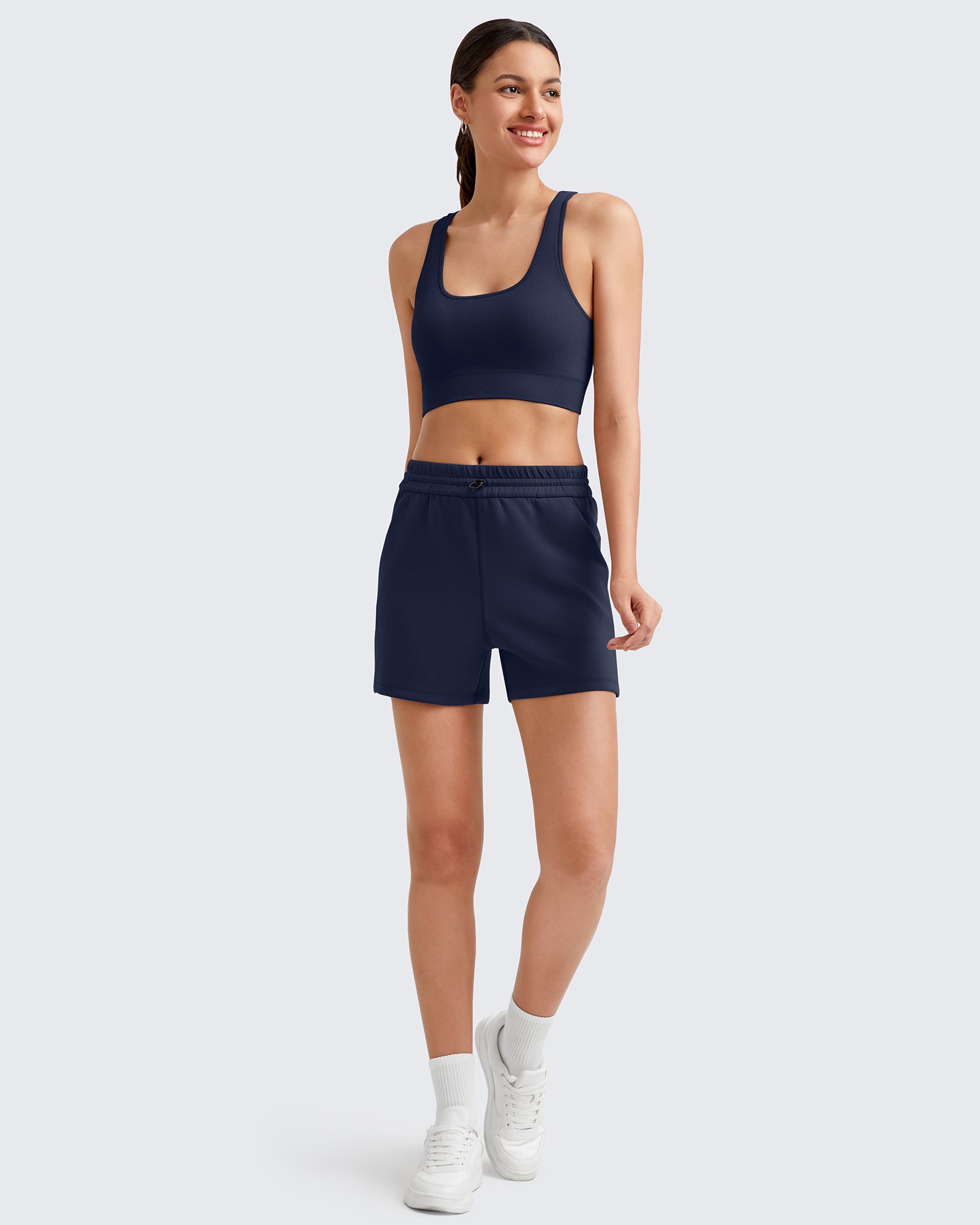 G4Free - Smoofit Modal Shockcord Relaxed Shorts -GF25E309AA-S