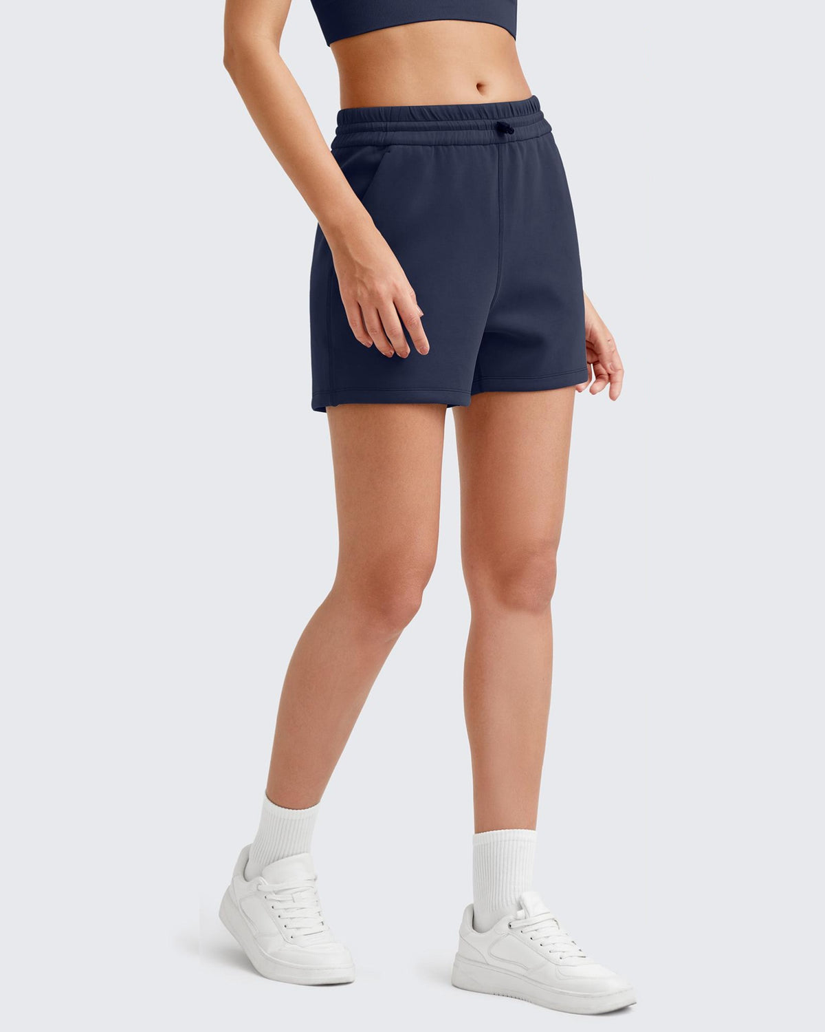 G4Free - Smoofit Modal Shockcord Relaxed Shorts -GF25E309CA-S