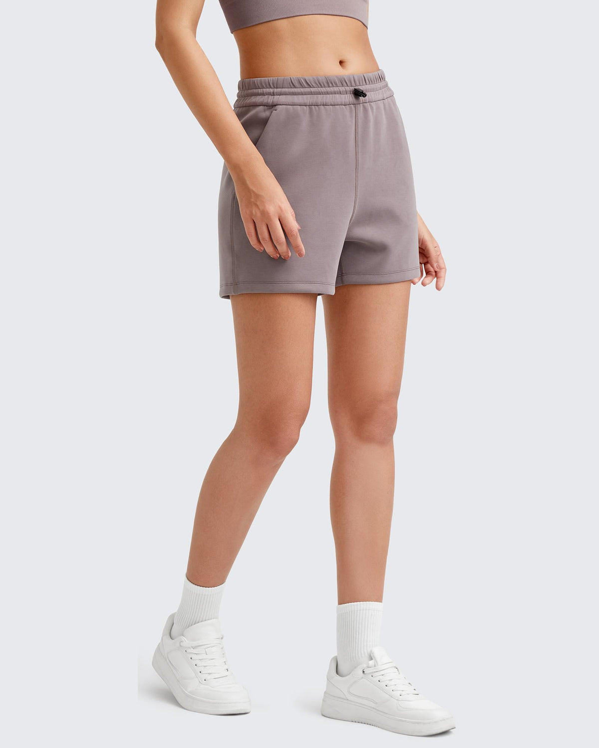 G4Free - Smoofit Modal Shockcord Relaxed Shorts -GF25E309DA-S