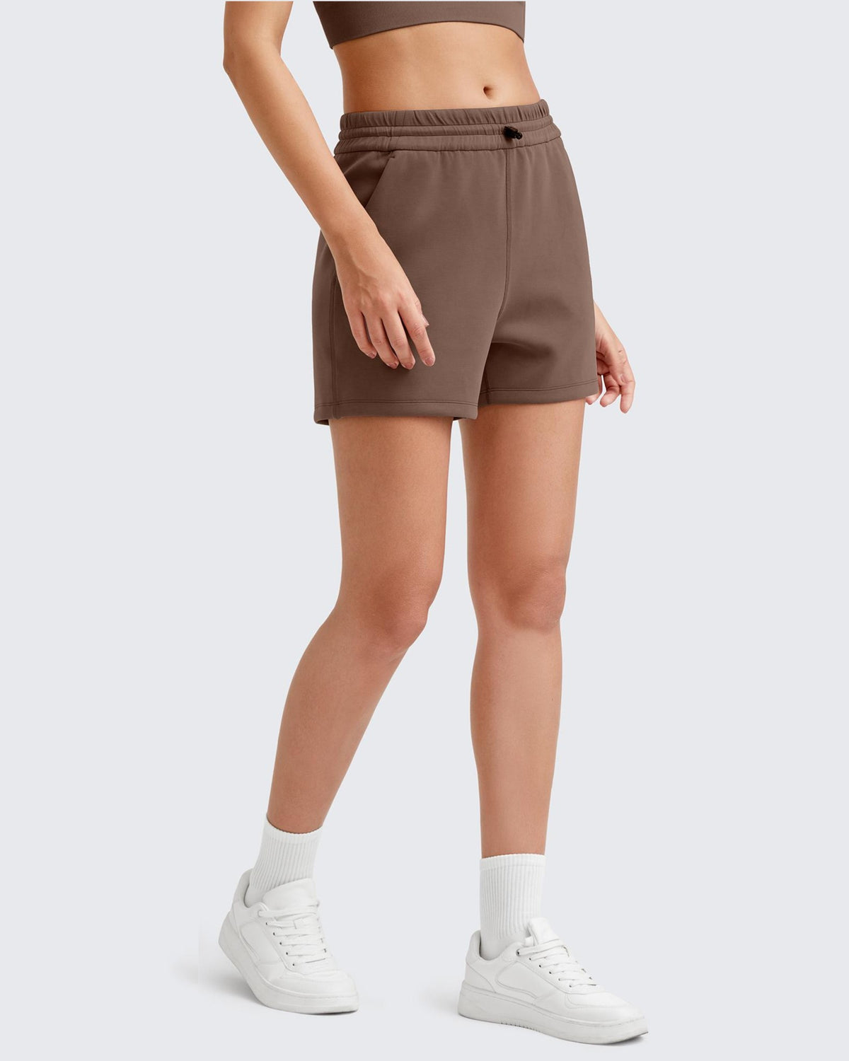 G4Free - Smoofit Modal Shockcord Relaxed Shorts -GF25E309EA-S
