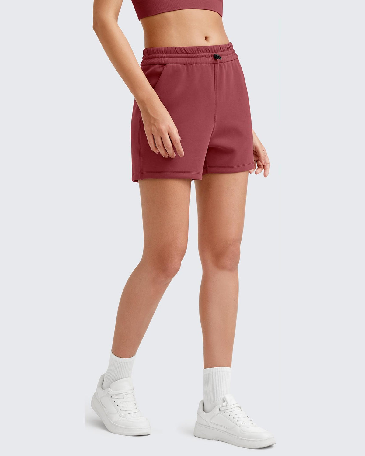 G4Free - Smoofit Modal Shockcord Relaxed Shorts -GF25E309FA-S