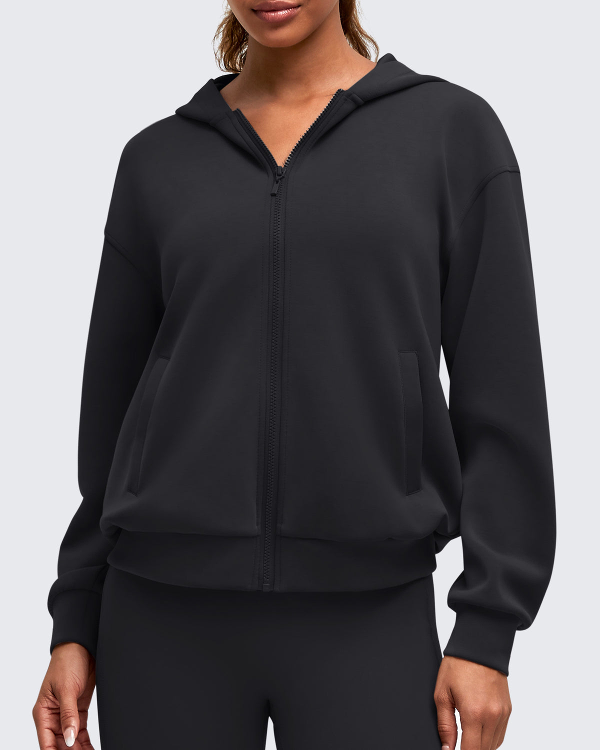 G4Free - Smoofit Modal Soft Full Zip Hoodies Jackets -GF25M527AA-S