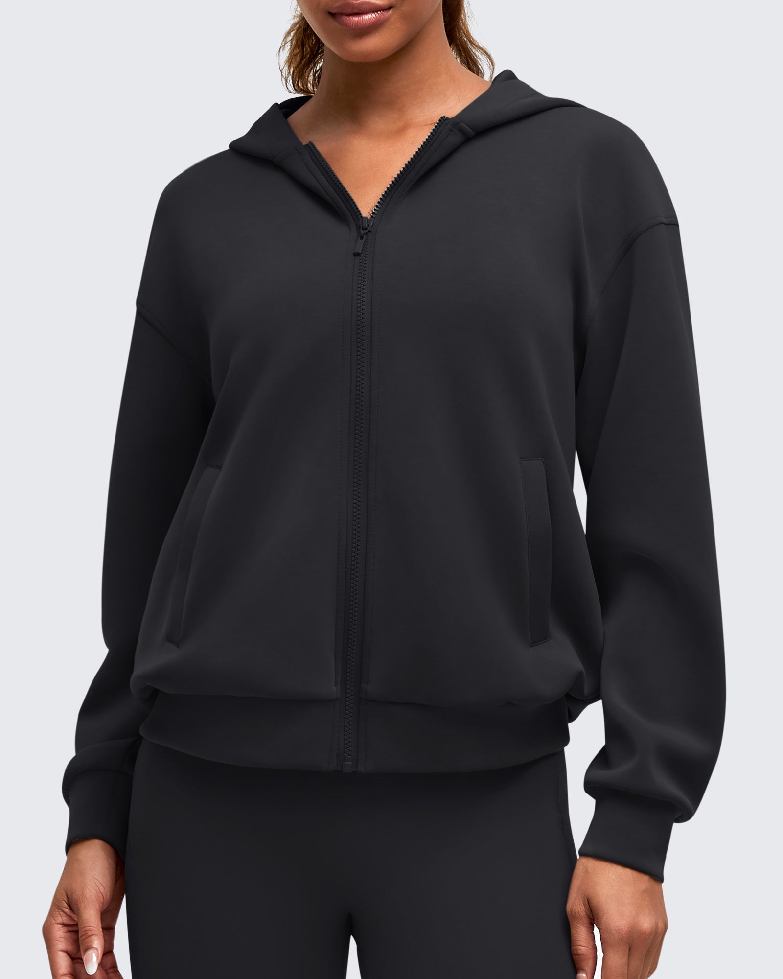 G4Free - Smoofit Modal Soft Full Zip Hoodies Jackets -GF25M527AA-S