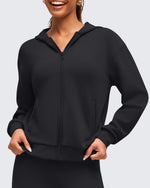G4Free - Smoofit Modal Soft Full Zip Hoodies Jackets -GF25M527AA-S