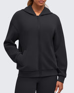 G4Free - Smoofit Modal Soft Full Zip Hoodies Jackets -GF25M527AA-S