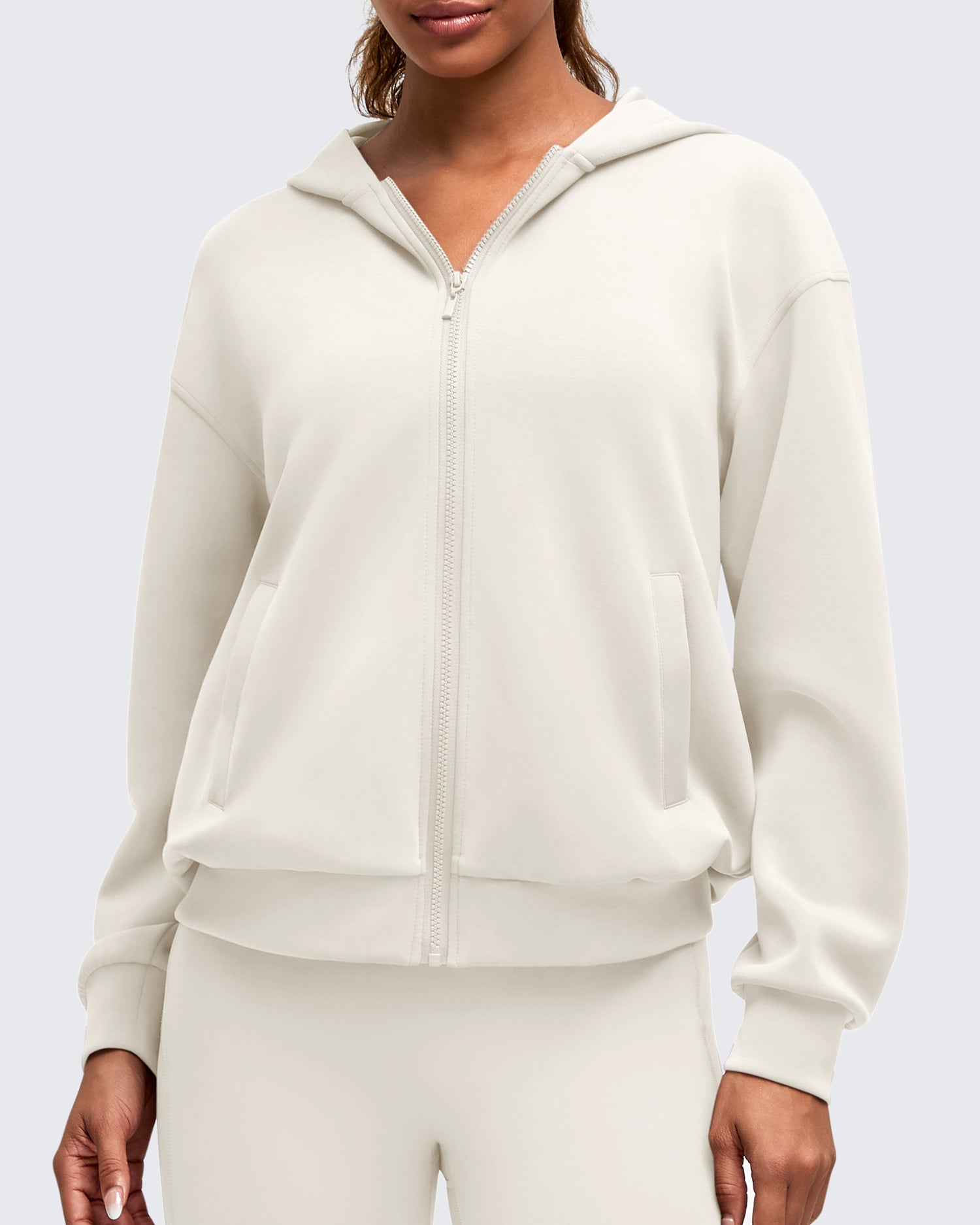 G4Free - Smoofit Modal Soft Full Zip Hoodies Jackets -GF25M527AA-S
