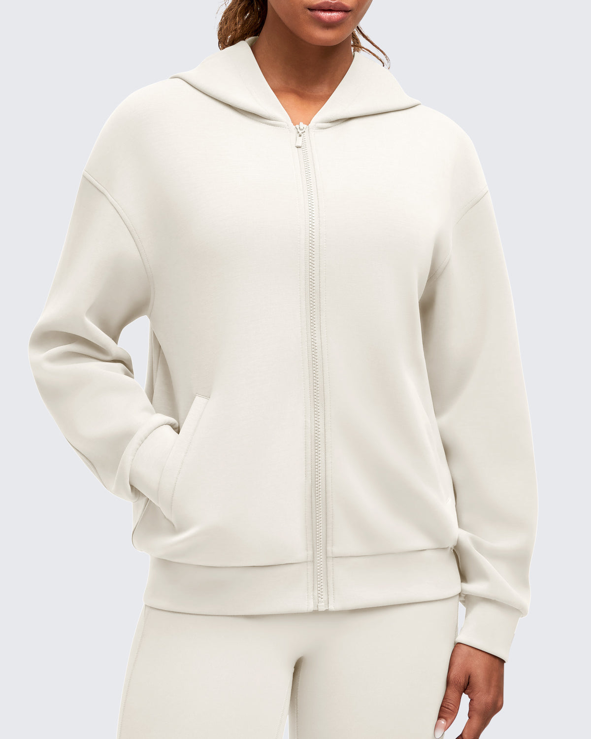 G4Free - Smoofit Modal Soft Full Zip Hoodies Jackets -GF25M527AA-S