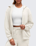G4Free - Smoofit Modal Soft Full Zip Hoodies Jackets -GF25M527AA-S