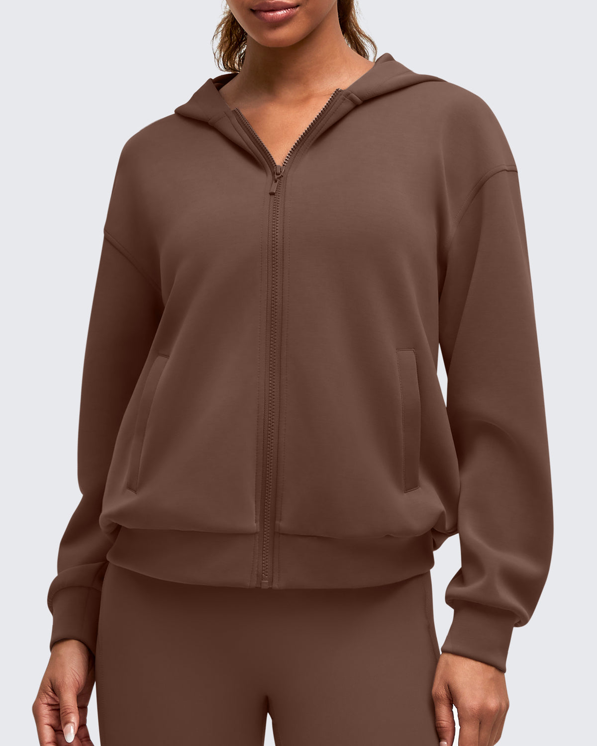 G4Free - Smoofit Modal Soft Full Zip Hoodies Jackets -GF25M527AA-S
